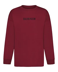 Calvin Klein Boys 8-20 Impact Font Long Sleeve T-Shirt