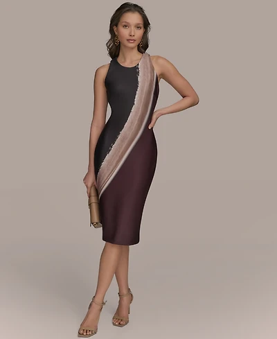 Donna Karan New York Women's Crewneck Sheath Dress