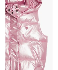 Desigual Girls's Metallic quilted vest