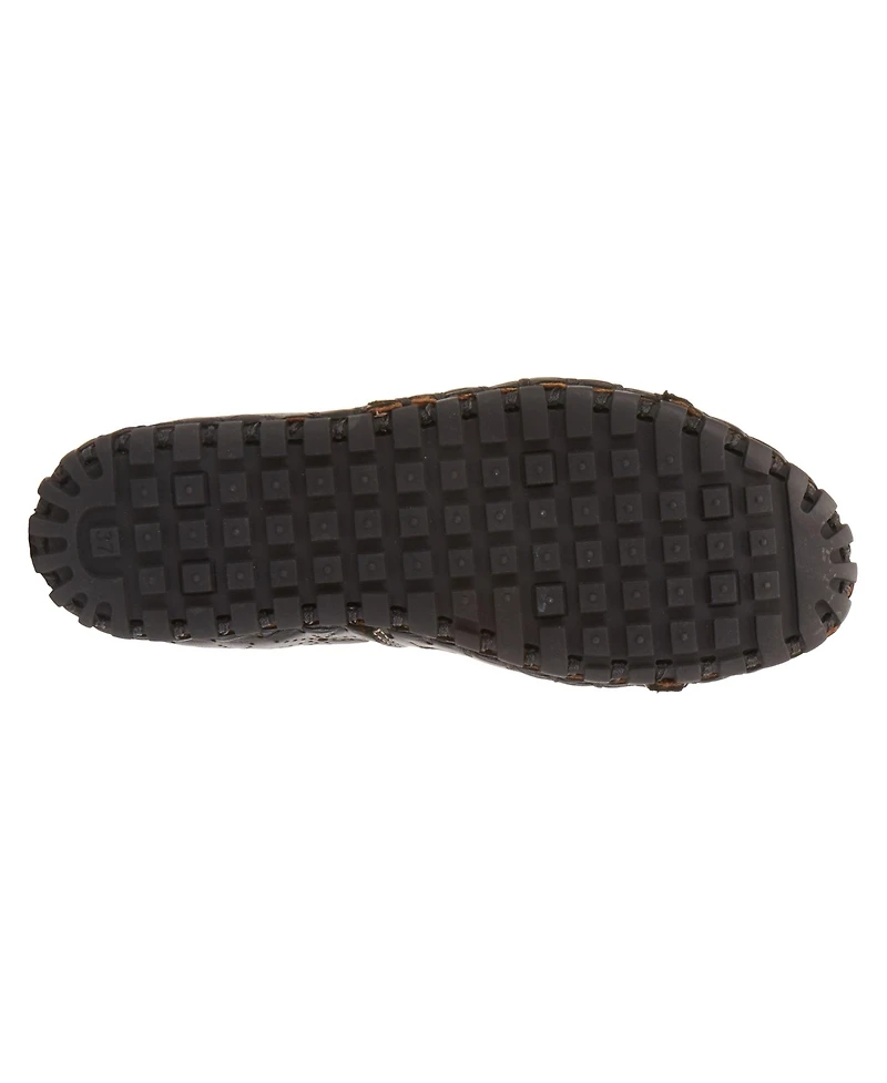 Spring Step Fusaro Laser-Cut Leather Loafers with Removable Insole