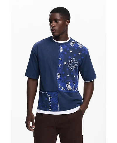 Desigual Men's T-shirt with sun patches