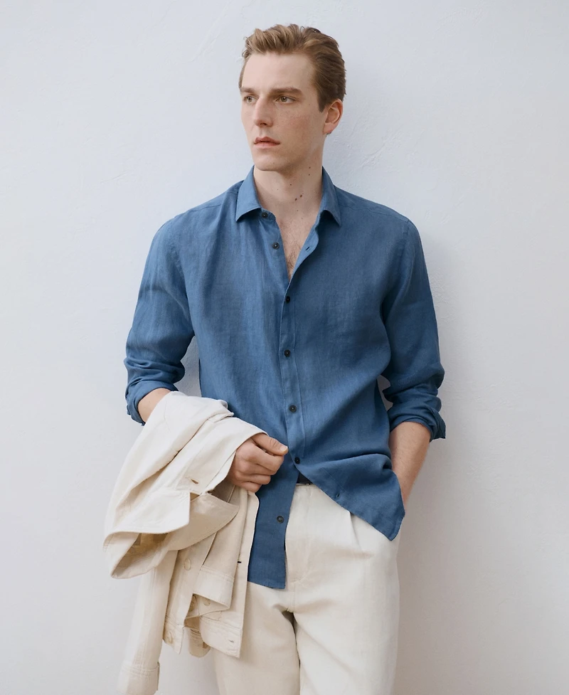 Mango Men's Linen Shirt