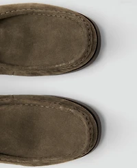 Mango Men's Suede Nautical Shoes