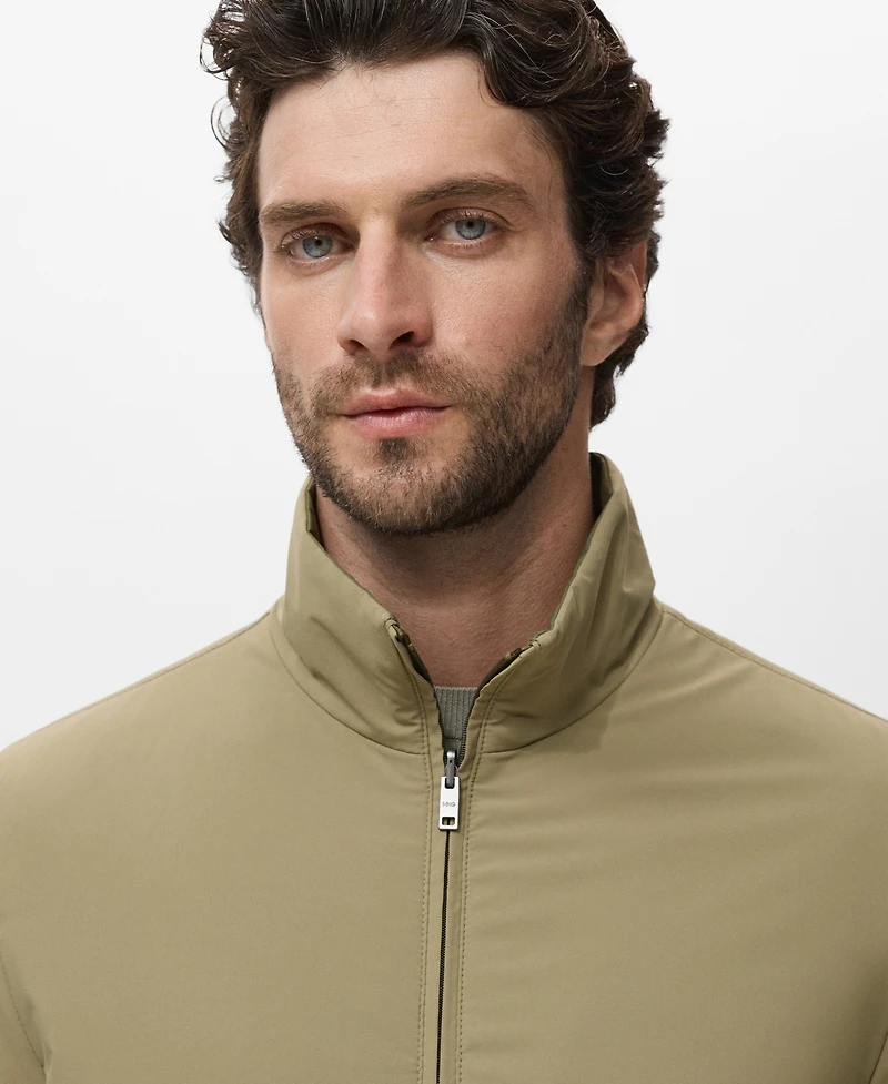 Mango Men's Quilted Water-Repellent Reversible Jacket