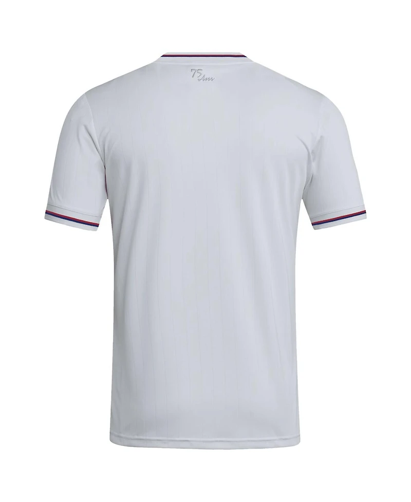 Adidas Men's White Olympique Lyonnais 2025/26 Home Replica Jersey