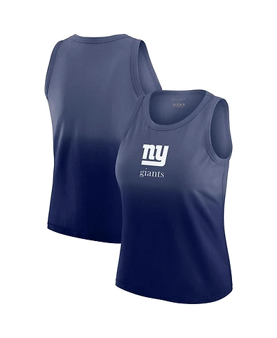 Wear by Erin Andrews x Gracie Women's Navy New York Giants Ombre Tank Top