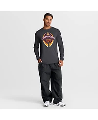 Nike Men's Anthracite Washington Commanders Primetime Legend Icon Performance Long Sleeve T-Shirt