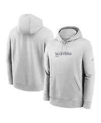 Nike Men's Gray Baltimore Ravens Edge Pack French Terry Club Pullover Hoodie