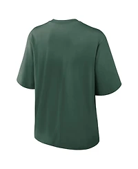 Nike Women's Green Bay Packers Essential Script Relaxed Boxy T-Shirt