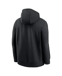 Nike Men's Black Pittsburgh Steelers Busted Play Club Fleece Pullover Hoodie