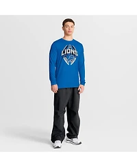 Nike Men's Blue Detroit Lions Primetime Legend Icon Performance Long Sleeve T-Shirt
