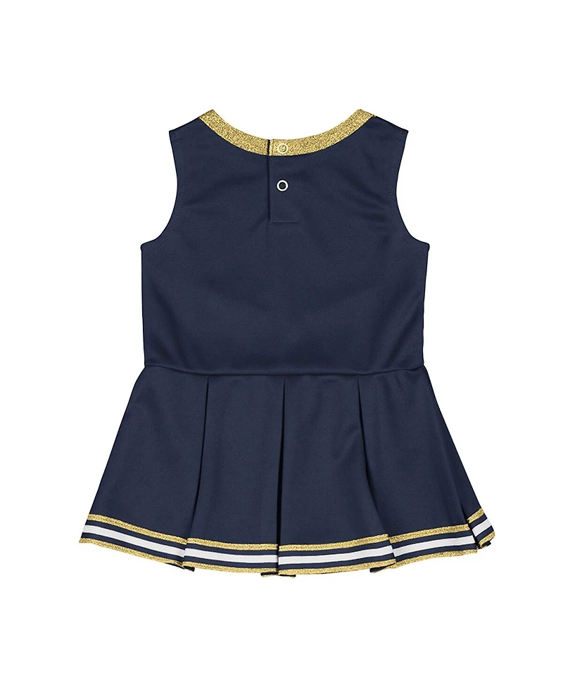Colosseum Girls Baby Boys and Navy Michigan Wolverines Lollipop Park Cheer Dress