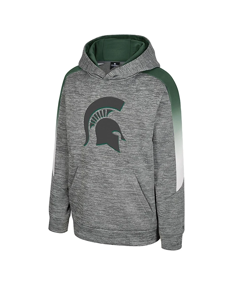Colosseum Big Boys and Girls Gray Michigan State Spartans The Gang Hoodie