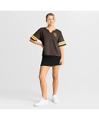 Fanatics Women's Brown San Diego Padres Curl Route T-Shirt
