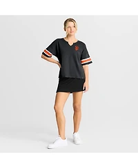Fanatics Women's Black San Francisco Giants Curl Route T-Shirt