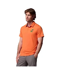 Columbia Men's Orange Florida Gators Tech Trail Polo Shirt