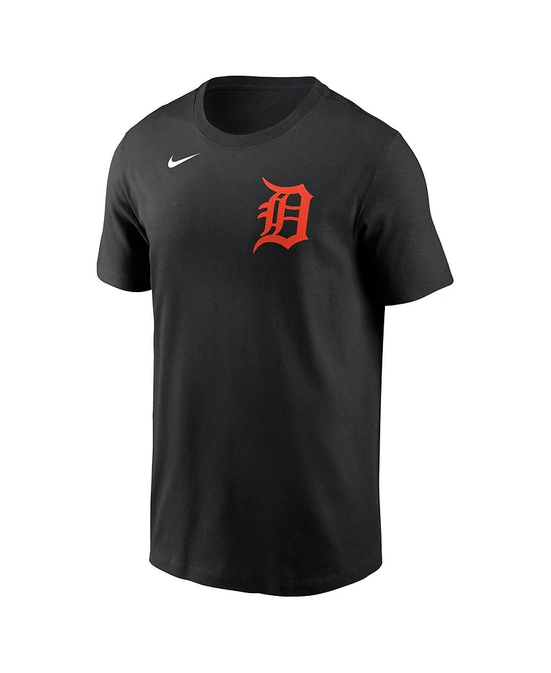 Nike Men's Tarik Skubal Black Detroit Tigers Fuse Name Number T-Shirt
