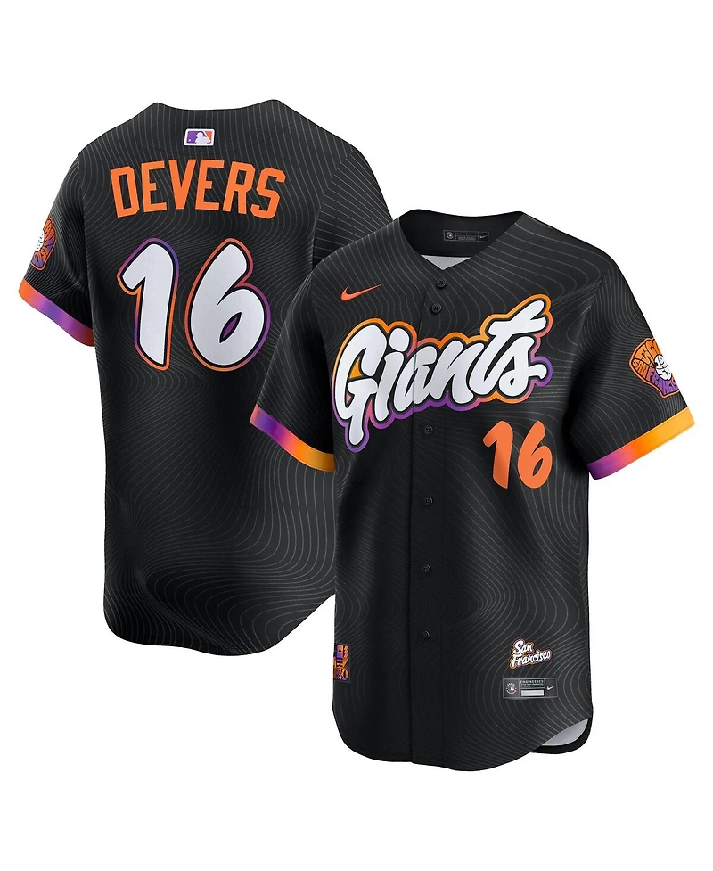 Nike Men's Rafael Devers Black San Francisco Giants 2025 City Connect Limited Player Jersey