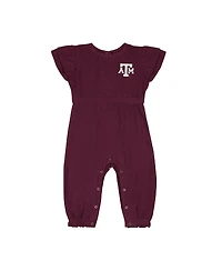 Colosseum Baby Boys and Girls Maroon Texas A&M Aggies Beautopia Waffle Knit Romper