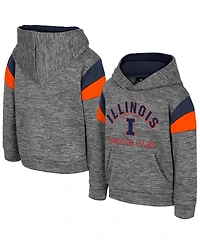 Colosseum Toddler Gray Illinois Fighting Illini Wizard City Hoodie