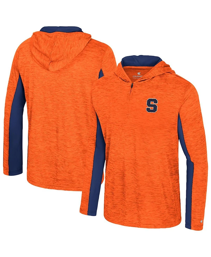 Colosseum Men's Orange Syracuse Orange Always Sunny Quarter-Zip Hoodie