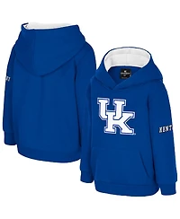 Colosseum Toddler Royal Kentucky Wildcats Big Logo Volume Fleece Pullover Hoodie