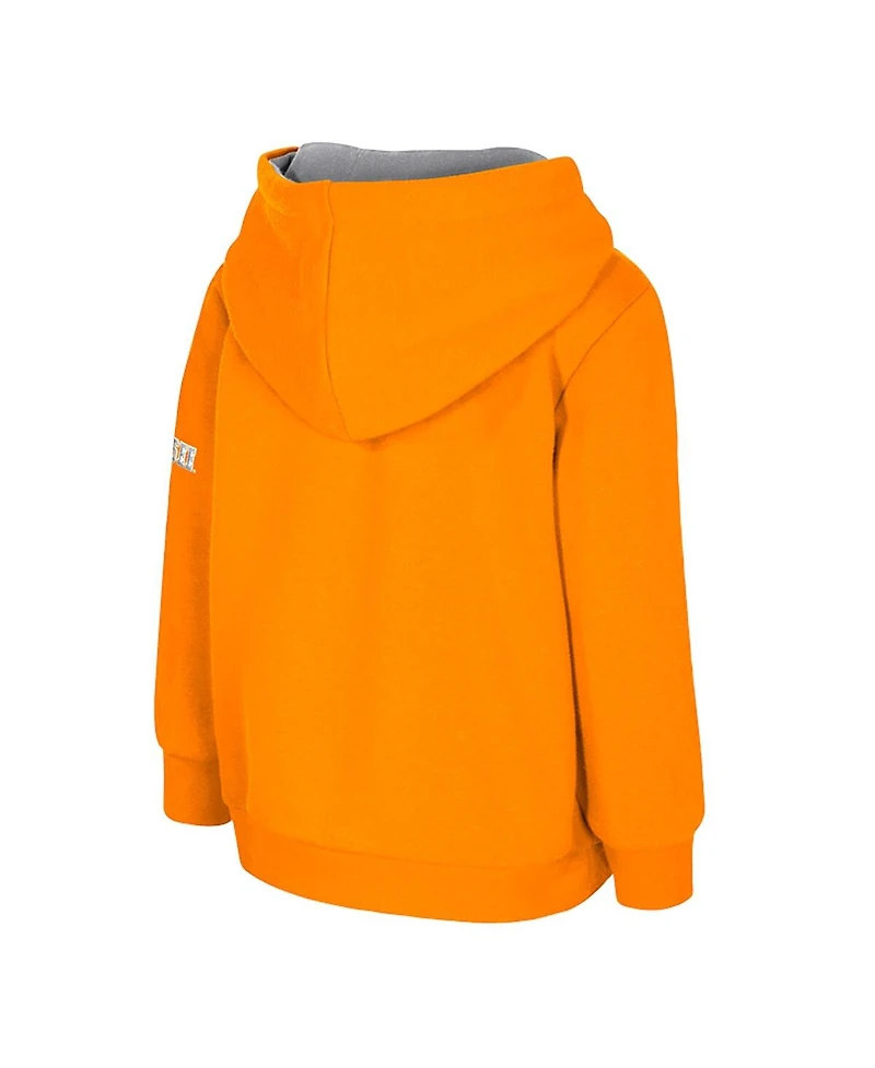Colosseum Toddler Tennessee Orange Volunteers Big Logo Volume Fleece Pullover Hoodie