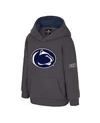 Colosseum Toddler Charcoal Penn State Nittany Lions Big Logo Volume Fleece Pullover Hoodie