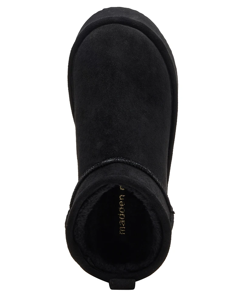 Madden Girl Women's Brave Cozy Mini Platform Booties