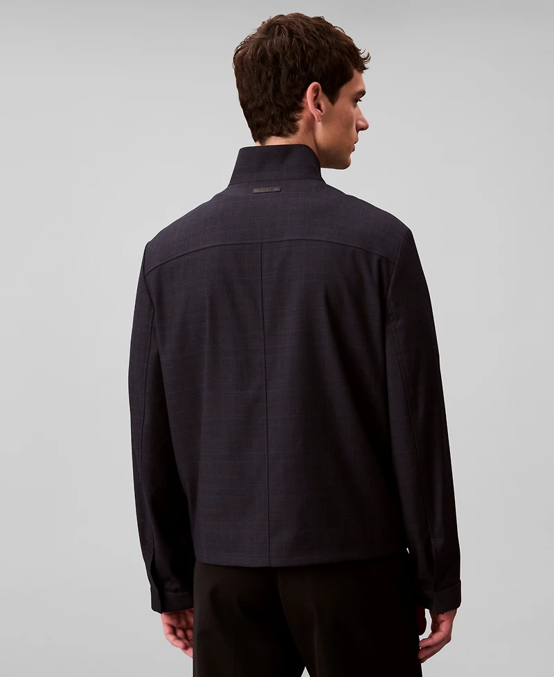 Calvin Klein Men's Yarn-Dyed Zip Jacket