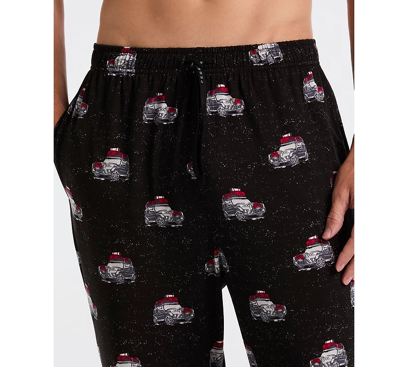 Perry Ellis Portfolio Men's Deluxe Touch Jersey Knit Pajama Pants