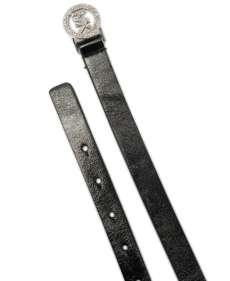 Michael Kors Women's Pave Logo Belt