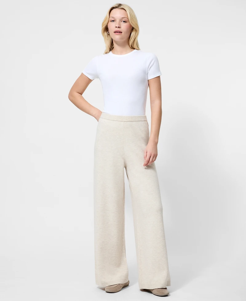 French Connection Women's Marley Knit Wide Leg Pants
