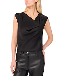 Vince Camuto Women's Cowl Neck Drape Top