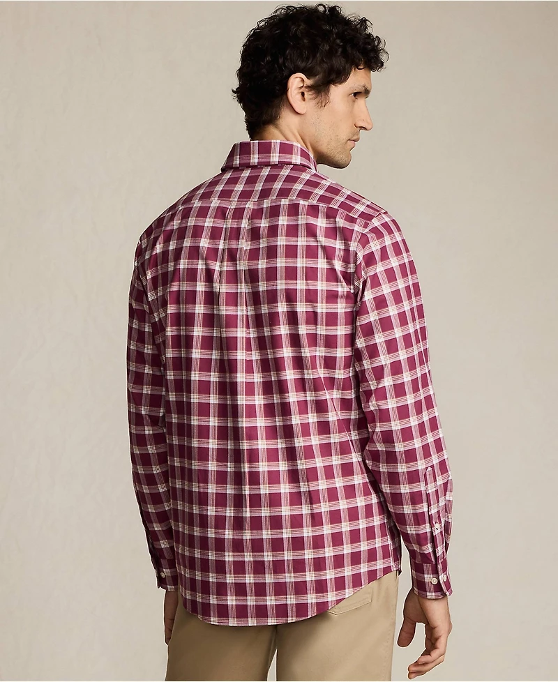 Lands' End Men's Traditional Fit No Iron Twill Shirt