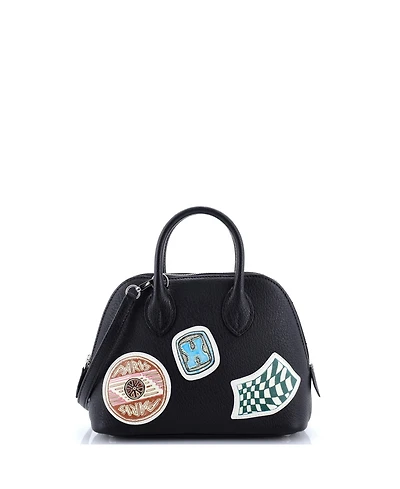Pre-Owned Hermes Mini Bolide 1923 Pique-Colle Bag Chevre Mysore