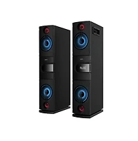RadioShack 240W Tower Speaker Bluetooth Compatible Remote Control with Fm Radio and Karaoke Function 4001975