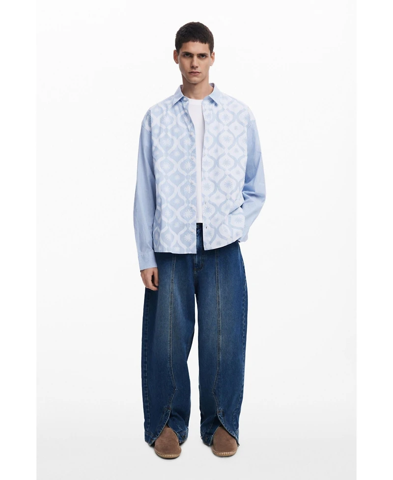 Desigual Men's Long-sleeve striped shirt