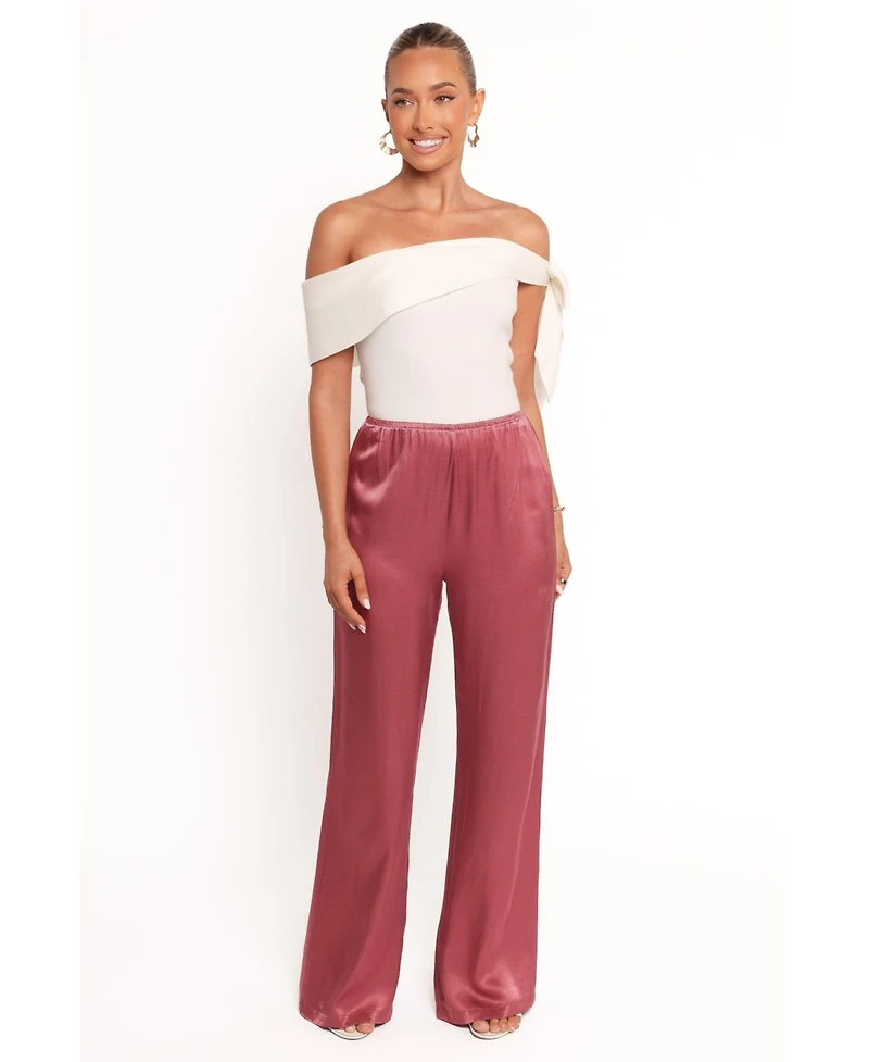 Petal and Pup Carissa Satin Pants