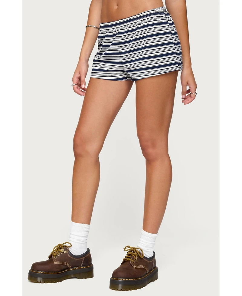 Edikted Women's Glennon Striped Shorts