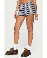 Edikted Women's Glennon Striped Shorts