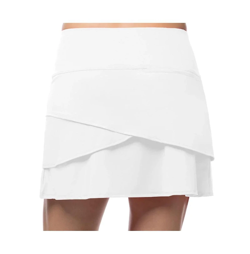 Lucky In Love Women's Scallop 15.75in Golf Skort