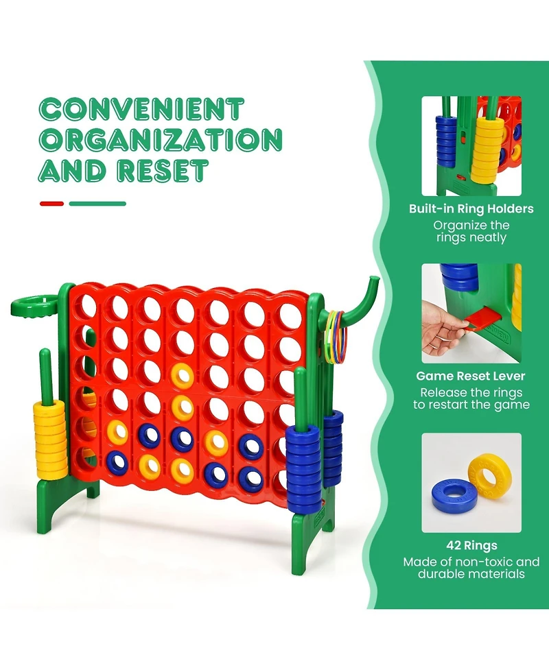 2.5 Feet Giant 4-to-Score Game Set