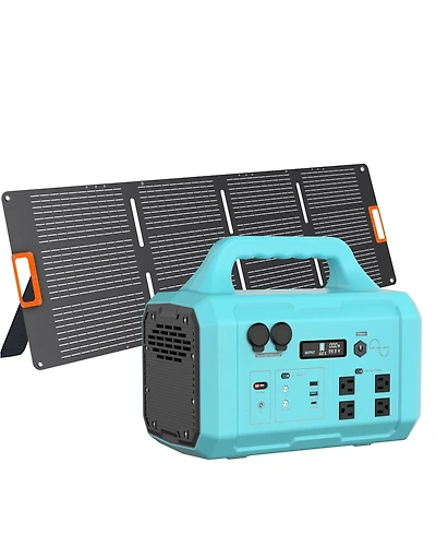 Mondawe 1800W Portable Power Station with 200W Foldable Solar Panel