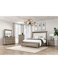 Casainc Weathered Oak Storage Cabinet