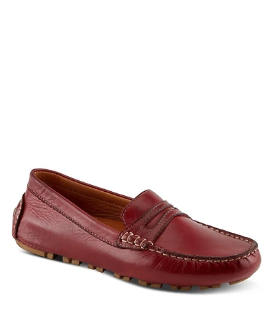 Spring Step Audette Leather Moccasins with Removable Insole and Penny Keeper