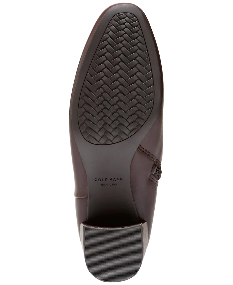 Cole Haan Women's Go-To-Serenna Block Heel Tall Shaft Dress Boots