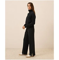 Pact Women's Organic Cotton Roam Travel Wide Leg Pant