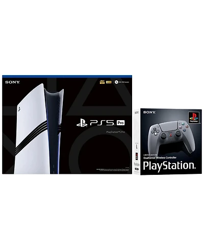 Sony PlayStation 5 Pro Console + 30th Anniversary Limited Edition DualSense Wireless Controller