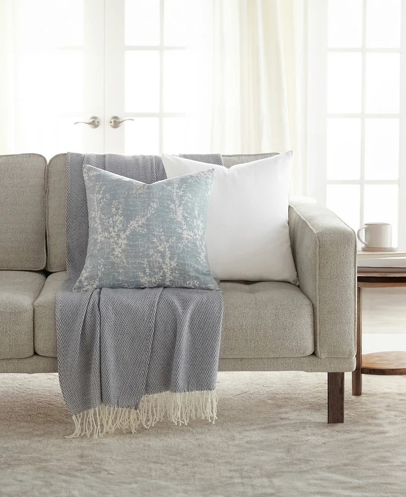 ienjoy Home Cotton Slub 2-Pack Decor Pillows, 20" x